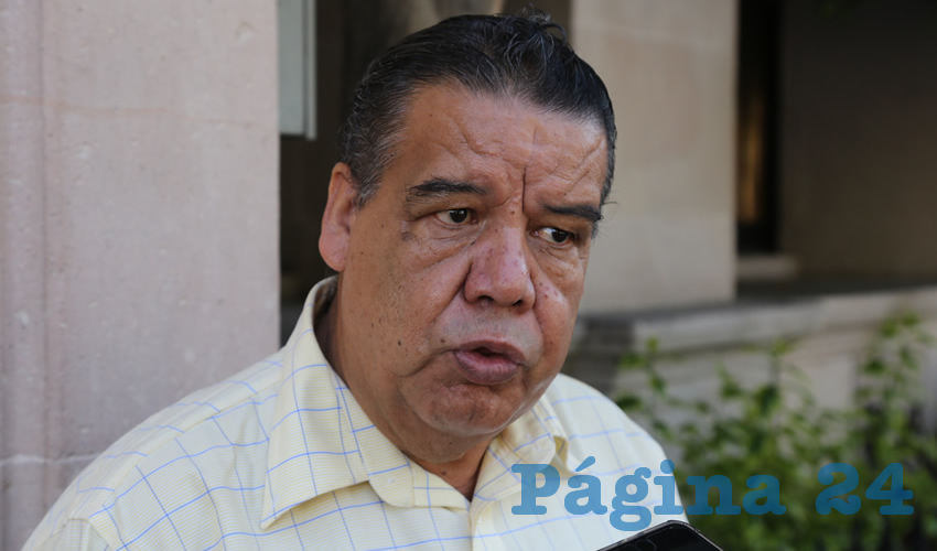 Francisco Javier Flores Flores, dirigente de Cimientos del Magisterio (Foto: Eddylberto Lu&eacute;vano Santill&aacute;n)