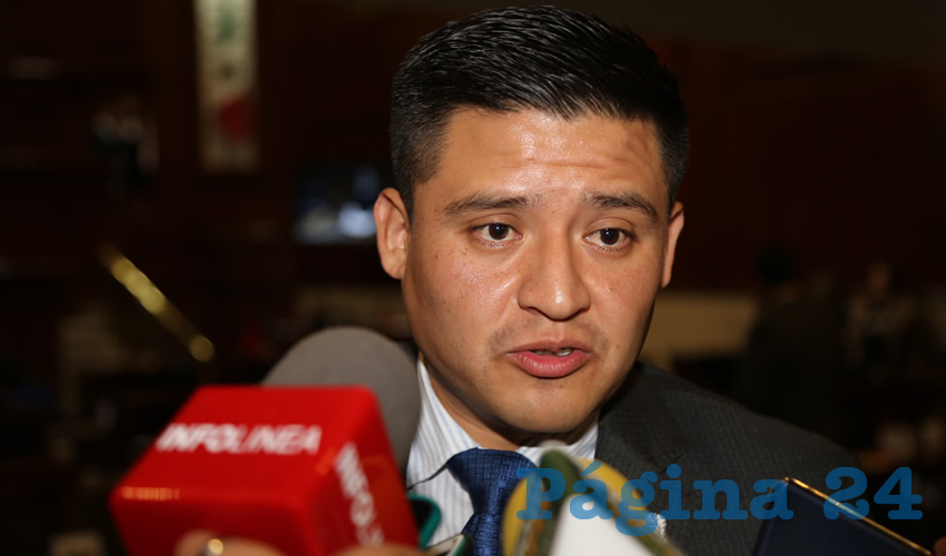 Heder Pedro Guzm&aacute;n Espejel, diputado local (Foto: Eddylberto Lu&eacute;vano Santill&aacute;n)