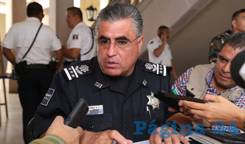 Antonio Mart&iacute;nez Romo, titular de la Polic&iacute;a Municipal de Aguascalientes