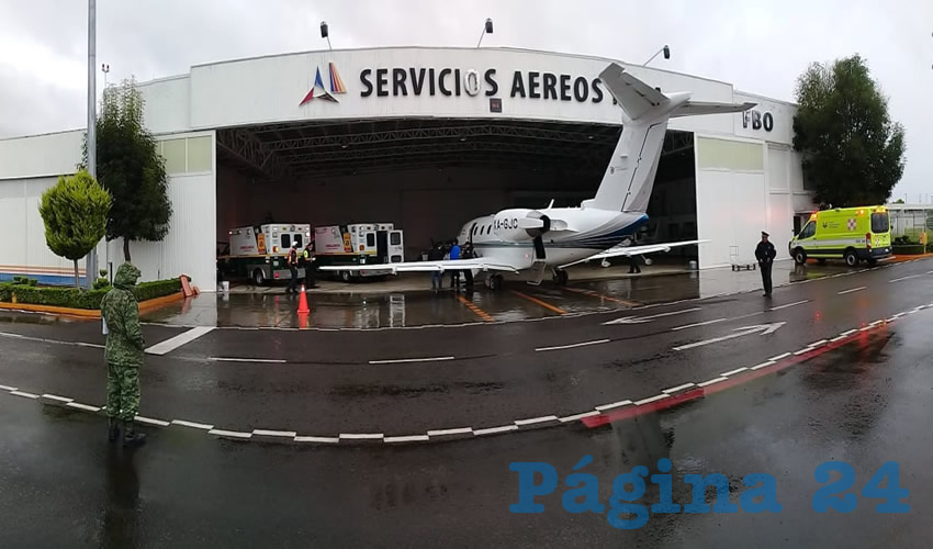 En este avión Lear Jet, llevaron a Estrella “N” “N”, de seis años de edad y Jared “N” “N”, de cinco, rumbo a la ciudad Galveston, Texas, para ser internados en el hospital Shrines