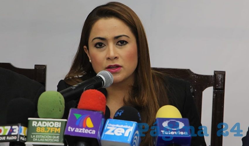 Tere Jiménez Esquivel, presidenta municipal de Aguascalientes (Foto: Eddylberto Luévano Santillan)