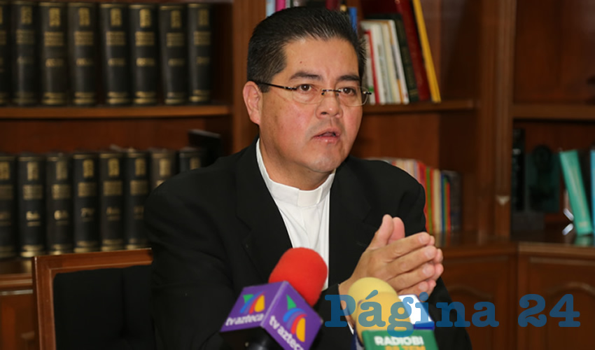 Carlos Alberto Alvarado Quezada, vocero de la Diócesis de Aguascalientes