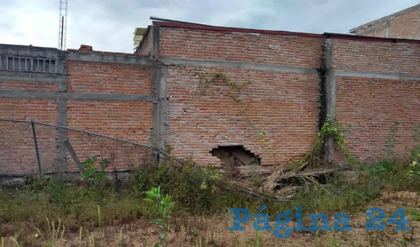 El agujero que realizó Gerardo “N” “N” para lograr escabullirse a dos establecimientos