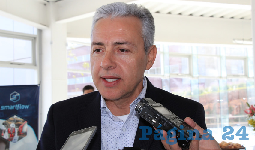 Agustín Enciso Muñoz, director del Consejo Zacatecano de Ciencia, Tecnología e Innovación (Cozcyt) (Foto Rocío Castro)