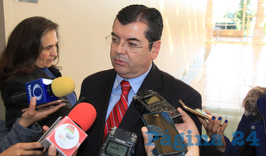 Rafael Estrada Cabral, delegado estatal del Instituto Mexicano del Seguro Social (IMSS) (Foto: Rocío Castro)
