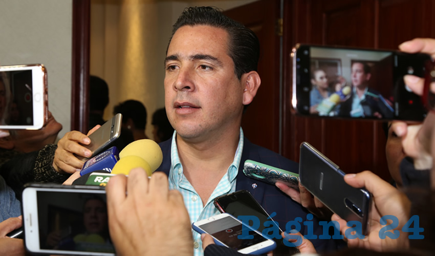 Gustavo Alberto Báez Leos, diputado local (Foto: Eddylberto Luévano Santillán)