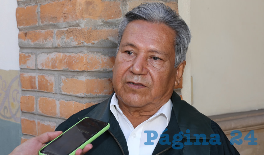 Juan Antonio Pérez Flores, líder de Unidad y Fuerza Indígena y Campesina (Foto: Eddylberto Luévano Santillán)