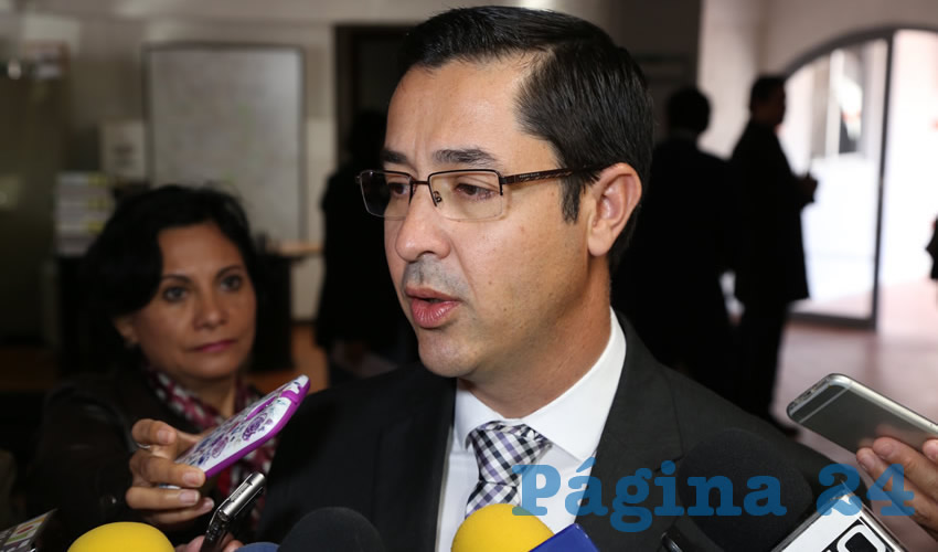 Luis Fernando Landeros Ortiz, presidente del Consejo General del IEE