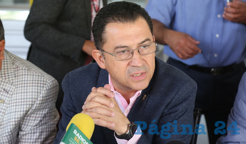 El presidente estatal de la Cámara Mexicana de la Industria de la Construcción (CMIC), Francisco Romero David