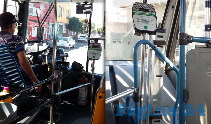 Aún no se sabe cuándo funcionará la totalidad de las máquinas instaladas para el prepago o para abonar la cantidad exacta de pasaje; lo cierto es que ha traído inconvenientes a más de un usuario de los camiones supuestamente modernizados por el gobierno/Fotos: Francisco Tapia