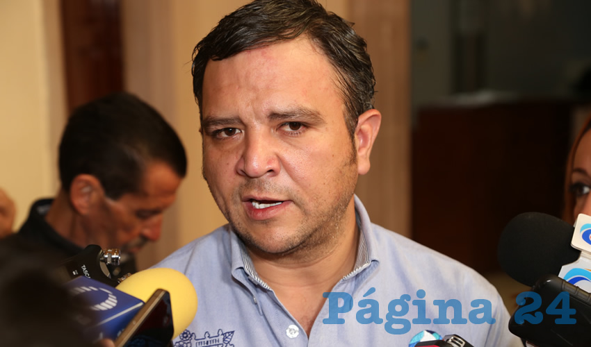 Refugio Muñoz de Luna, director de la Comisión Ciudadana de Agua Potable y Alcantarillado del Municipio de Aguascalientes (Foto: Eddylberto Luévano Santillán)