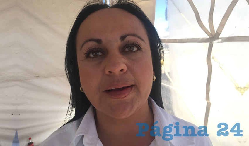 Claudia Ávila Velázquez, jefa de Planeación y Programación de la Escuela de Conservación y Restauración de Zacatecas “Refugio Reyes” (Foto Cristo González)