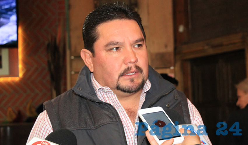 Gustavo Uribe Góngora, líder estatal del Partido Revolucionario Institucional (PRI). (Foto: Rocío Castro Alvarado)