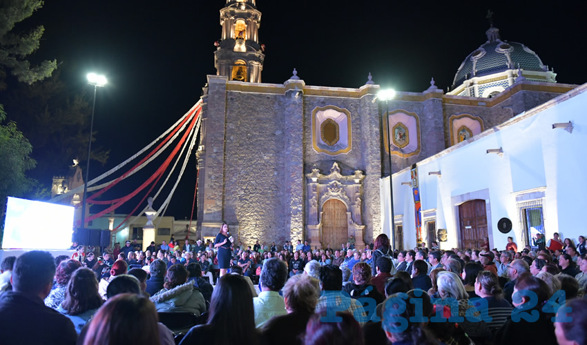 Tere Jim&eacute;nez entreg&oacute; las obras de renovaci&oacute;n que se realizaron en el Jard&iacute;n del Encino, los accesos del Templo y el Museo Guadalupe Posada