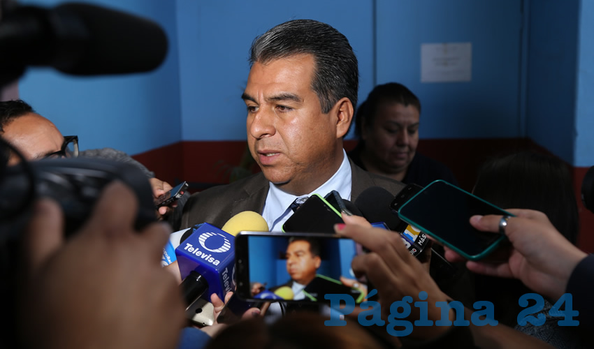 Cuauhtémoc Escobedo Tejada, presidente municipal de Pabellón de Arteaga (Foto: Eddylberto Luévano Santillán)