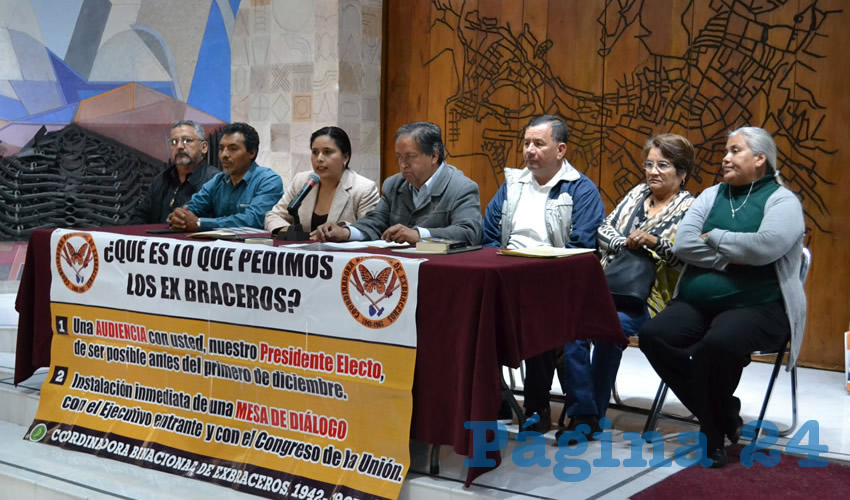 Efraín Arteaga Domínguez señaló que el 31 de octubre la Suprema Corte de Justicia de la Nación dictó su resolución final respecto al caso de los exbraceros que vienen luchando por la restitución de sus fondos de ahorro y demandaron al gobierno federal. (Foto Merari Martínez Castro)