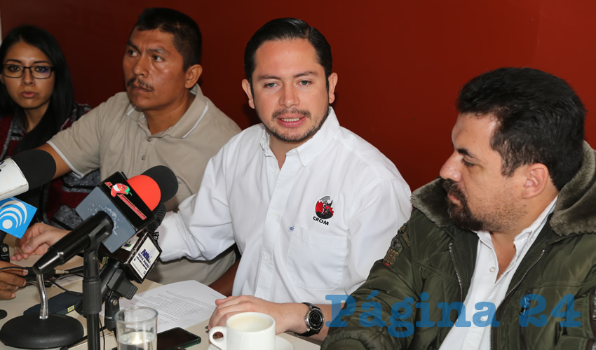 Jesús Enrique Ramírez Pérez, secretario general de la Confederación Regional Obrera Mexicana (Foto: Eddylberto Luévano Santillán)