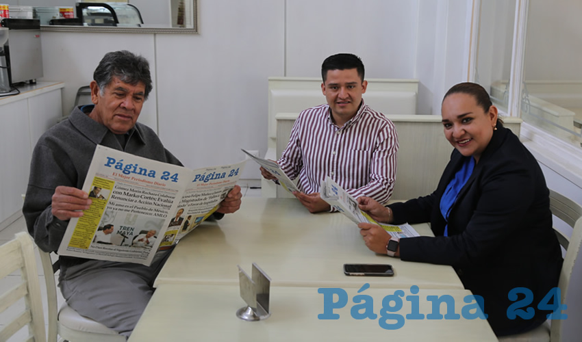 En el restaurante Del Centro almorzaron los diputados de Morena Cuauhtémoc Cardona Campos Heder, Pedro Guzmán Espejel y Natzielly Rodríguez Calzada