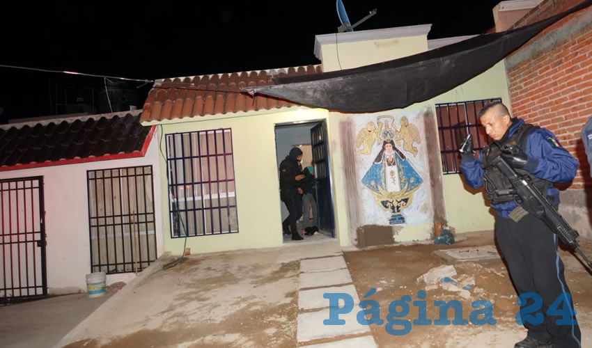 Afuera de esta vivienda fue agredido Esteban Guerrero 