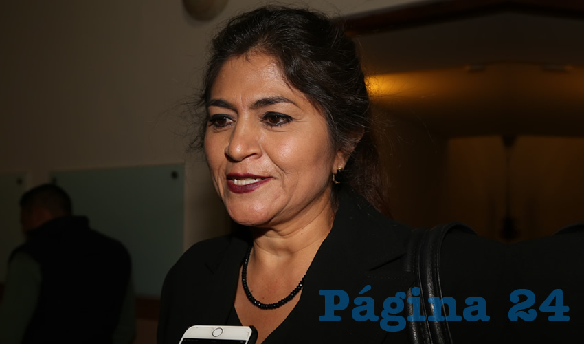 Nora Ruvalcaba G&aacute;mez, dirigente de las Redes Sociales Progresistas en Aguascalientes