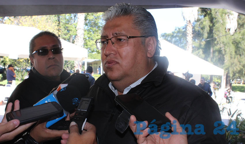 José Luis Briones, delegado especial del SNTE (Foto: Eddylberto Luévano Santillán)