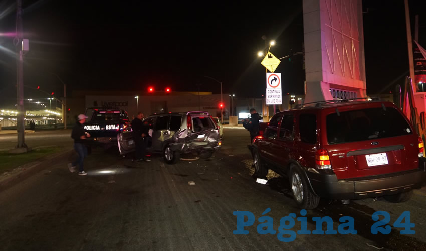 El percance ocurri&oacute; sobre bulevar Luis Donaldo Colosio, en su cruce con bulevar a Zacatecas