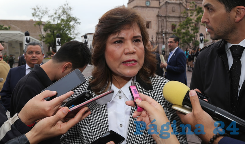Gabriela Espinosa Castorena, magistrada presidenta del Supremo Tribunal de Justicia