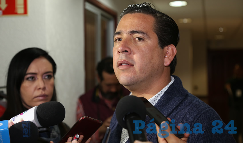 Gustavo Alberto Báez Leos, diputado local (Foto: Eddylberto Luévano Santillán)