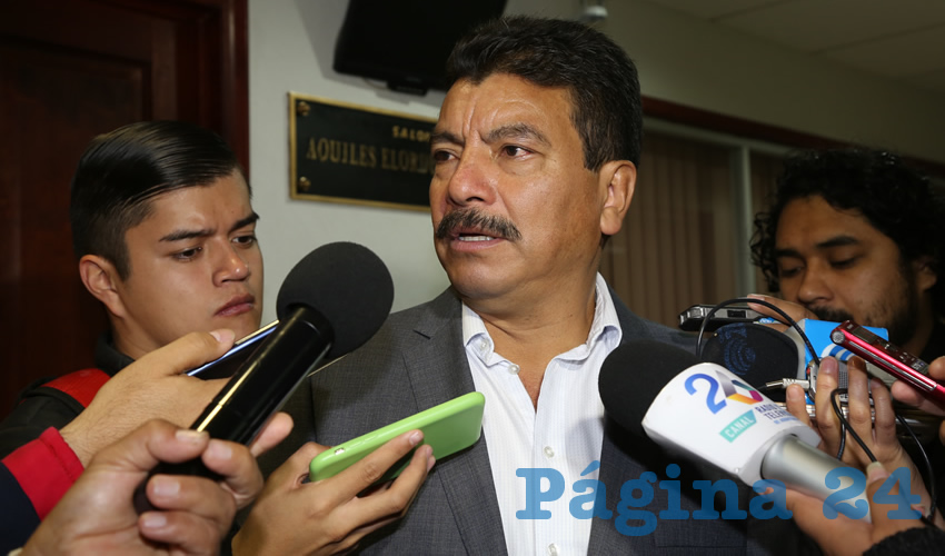 Francisco Javier Rivera Luévano, alcalde de Rincón de Romos (Foto: Eddylberto Luévano Santillán)