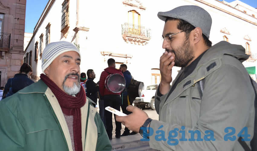 Fernando Arteaga Gaytán líder estatal de Movimiento de Regeneración Nacional (Morena) (Foto Merari Martínez Castro)