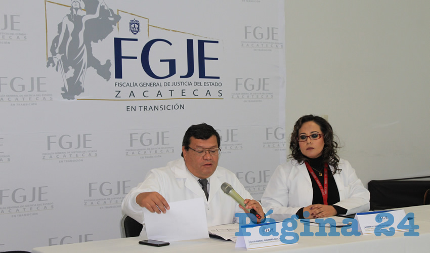 Víctor Manuel Guerrero García, director del Instituto Zacatecano de Ciencias Forenses. (Foto: Rocío Castro Alvarado)