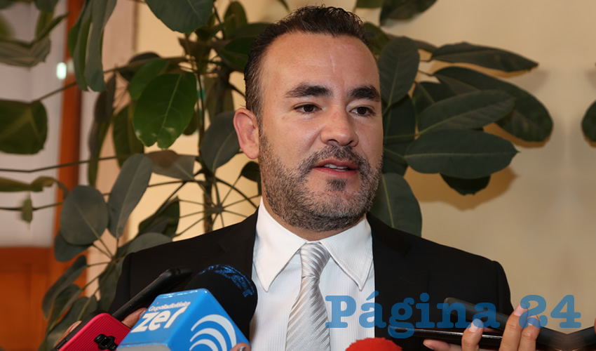 Mauricio Gonz&aacute;lez L&oacute;pez, regidor del Municipio de Aguascalientes (Foto: Eddylberto Lu&eacute;vano Santill&aacute;n)