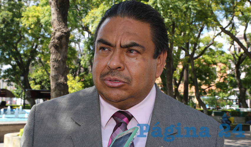 Juan Manuel Villalpando Adame, alcalde de Cosío (Foto: Eddylberto Luénavo Santillán)