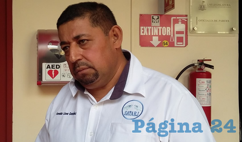 “Tenemos que buscar llevar a cabo las acciones que sean necesarias para que la movilidad sea realmente de calidad para los usuarios”, llamó Arnoldo Licea González, secretario general del SATAEJ, a los diputados que recién tomaron posesión/Foto: Francisco Tapia
