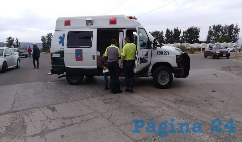 El percance ocurri&oacute; en el entronque de la carretera estatal 65 y las v&iacute;as f&eacute;rreas
