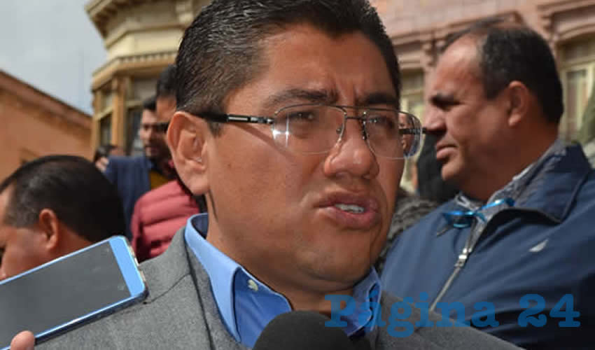 Saúl Monreal Ávila, presidente municipal de Fresnillo (Foto Merari Martínez)