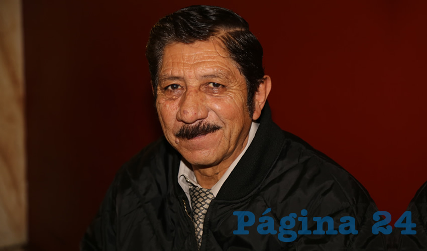 Refugio Marín Ruiz, secretario general de la Confederación Revolucionaria de Obreros y Campesinos (CROC) (Foto: Eddylberto Luévano Santillán)