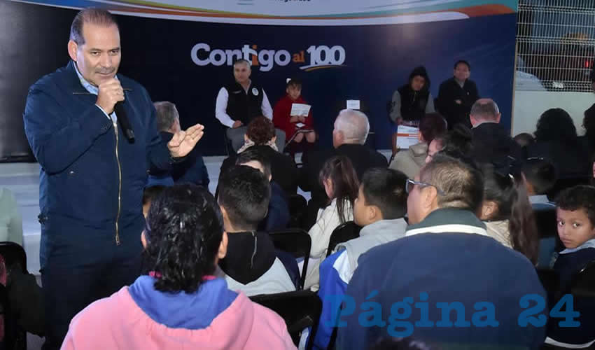 El gobernador del Estado, Martín Orozco Sandoval, encabezó la intervención número 19 de la estrategia Contigo al 100