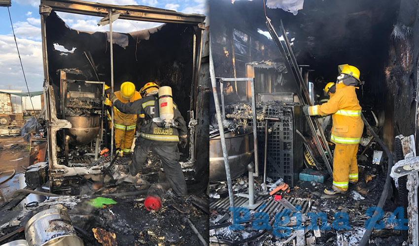 La caja seca qued&oacute; totalmente inutilizable