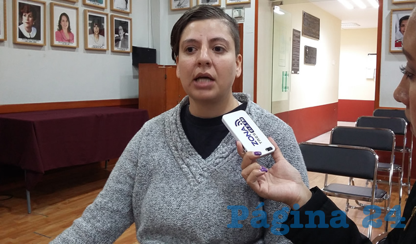 La activista Fascinación Jiménez dijo que tras el diálogo con diputados locales se espera que trabajen a favor de la comunidad, con la implementación de leyes en torno al matrimonio igualitario, seguridad social de las parejas gay, así como la ley de identidad/Foto: Francisco Tapia