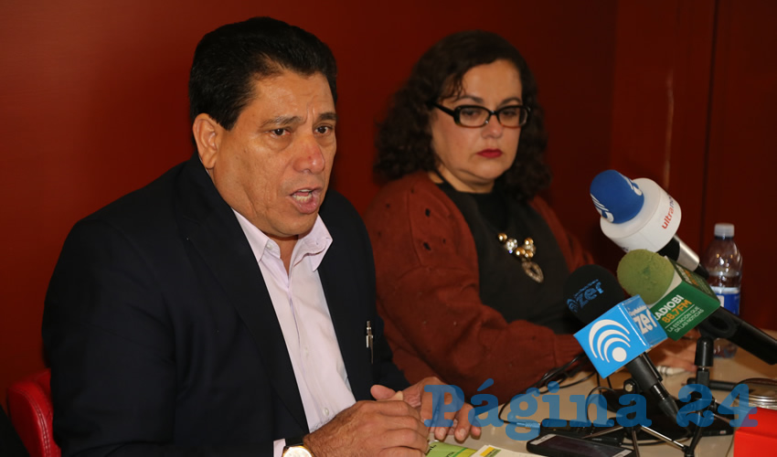 Diego &Aacute;nimas Delgado, secretario general del Comit&eacute; Ejecutivo Nacional del SITEM (Foto: Eddylberto Lu&eacute;vano Santill&aacute;n)