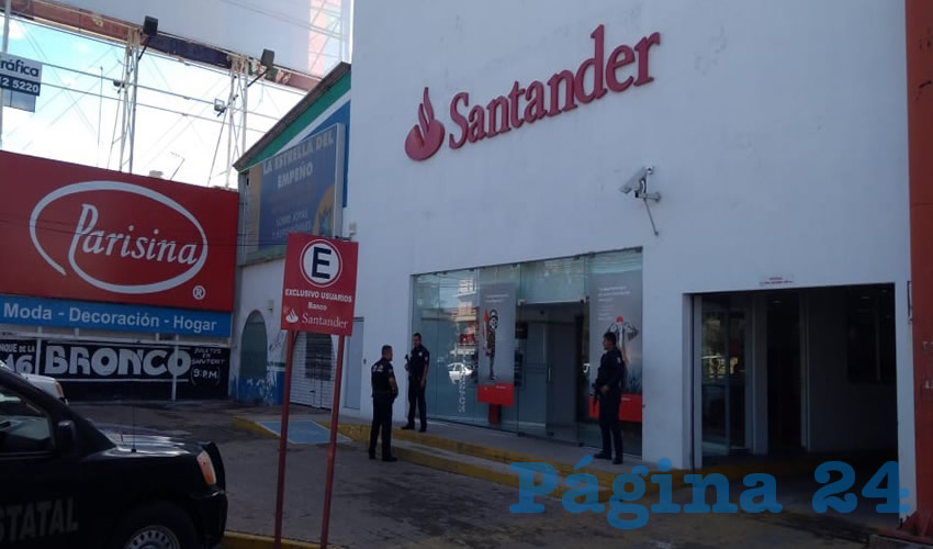 La sucursal mancillada, situada en avenida Convención poniente