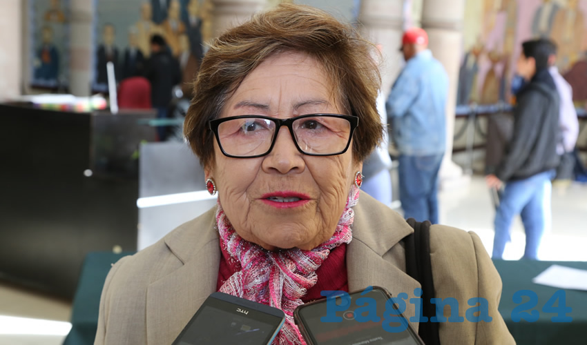 María de Jesús Rangel Velázquez, integrante de la CNTE (Foto: Eddylberto Luévano Santillán)