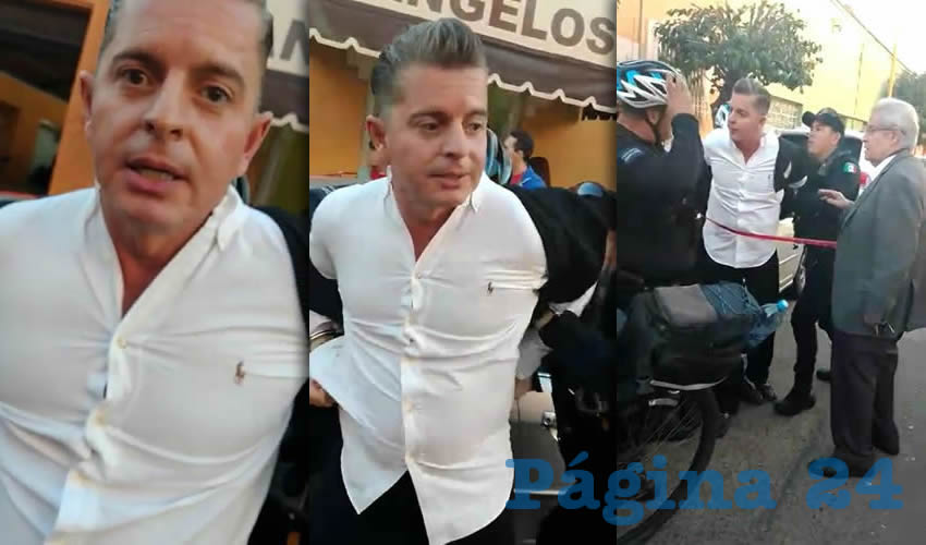 José Luis Morales Peña “La Víbora“ con los ojos llorosos, sometido por preventivos | Agustín Morales Padilla no daba crédito ante la detención de “La Viborita”