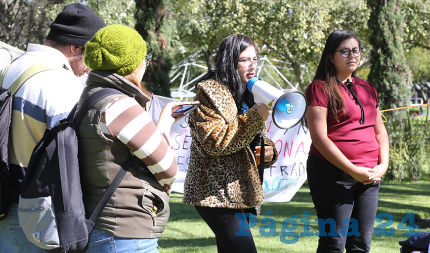 Rueda de prensa del Observatorio de Violencia Social y de Género de Aguascalientes (Foto: Eddylberto Luévano Santillán)