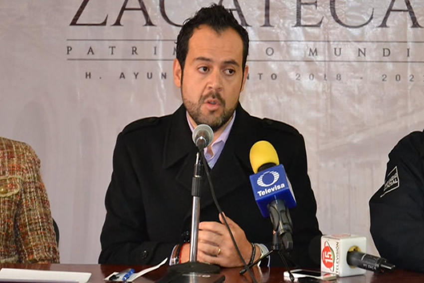 Ulises Mejía Haro, presidente municipal de Zacatecas (Foto Merari Martínez)