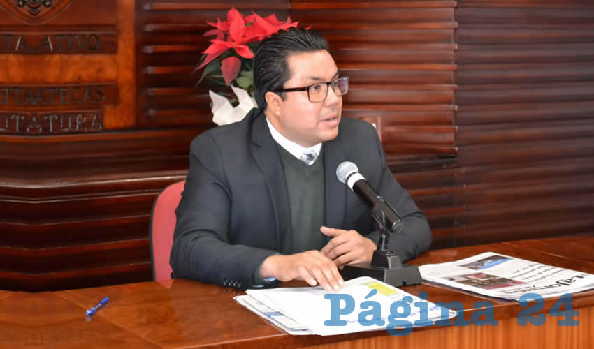 Omar Carrera Pérez, diputado local por Movimiento de Regeneración Nacional (Morena) (Foto Merari Martínez)