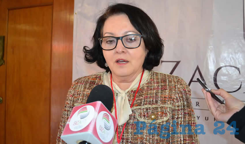 Maribel Rodríguez Benítez, tesorera municipal de la capital (Foto Merari Martínez)