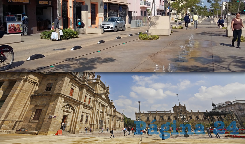 En Paseo Alcalde abundaron los pretextos desde el principio de los trabajos, en febrero de 2017; pese a las quejas ciudadanas y al entorpecimiento del tránsito vehicular en esta parte de Guadalajara, las autoridades se aferraron a continuar; hoy no se sabe cuándo estarán listas/Foto: Cuartoscuro