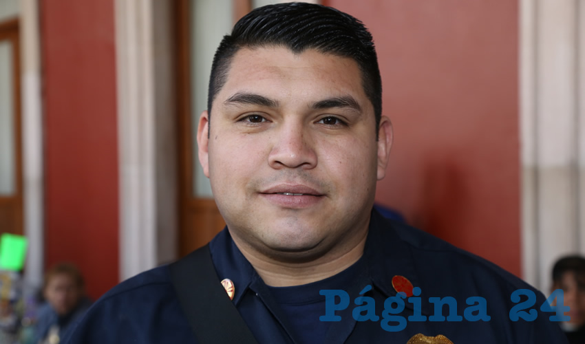José Franco Toscano, coordinador de Protección Civil (Foto: Eddylberto Luévano Santillán)